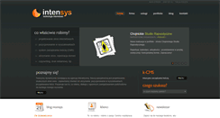 Desktop Screenshot of intensys.pl
